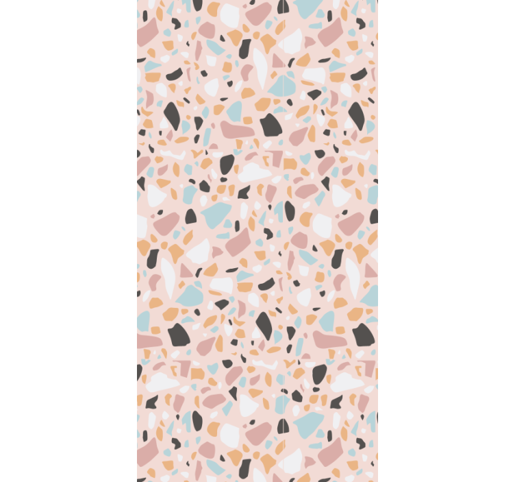 质感壁纸适合粉蓝色水彩 terrazzo - TenStickers