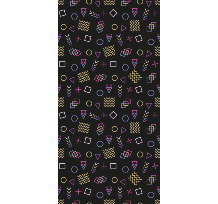 时尚墙纸几何形态探索 - TenStickers