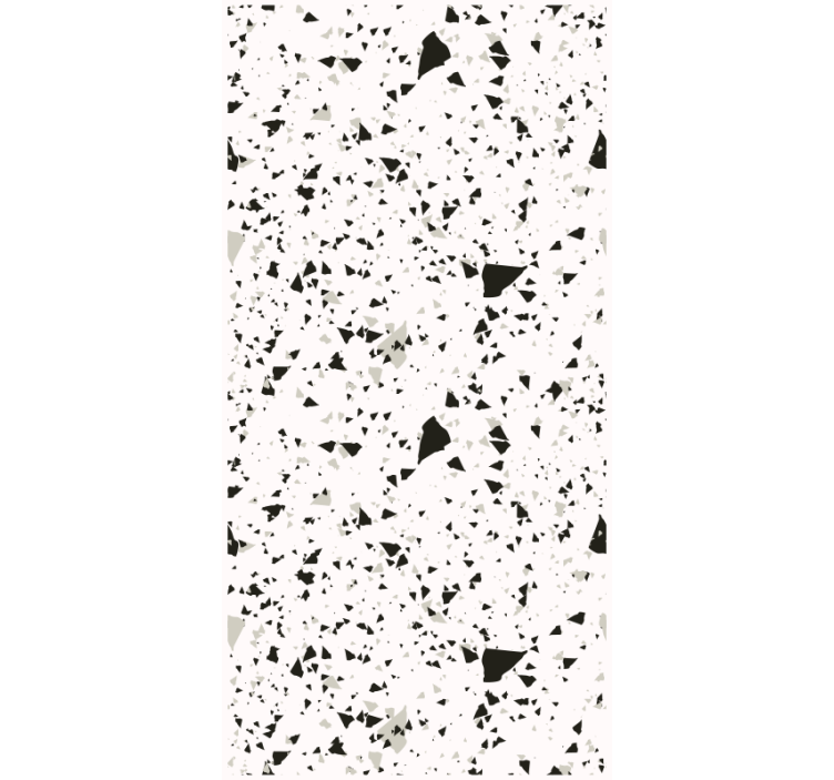 建筑墙纸适用于灰色、白色和黑色的水磨石 - TenStickers