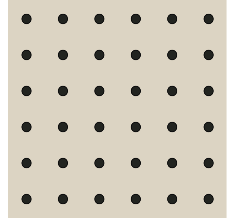 建筑墙纸米色波点图案 - TenStickers