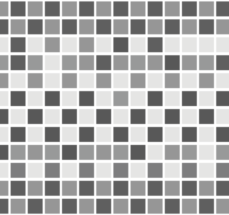 浴室墙纸适合灰色调装饰 - TenStickers