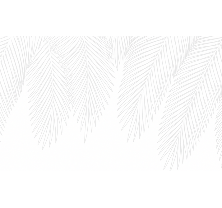 主卧墙纸中性棕榈 - TenStickers