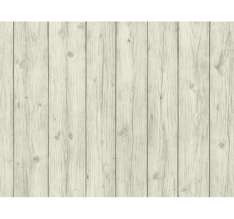 主卧墙纸呈现乡村木纹风格 - TenStickers