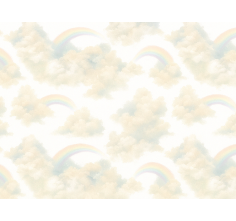 孩子房间墙纸色彩缤纷的天空 - TenStickers