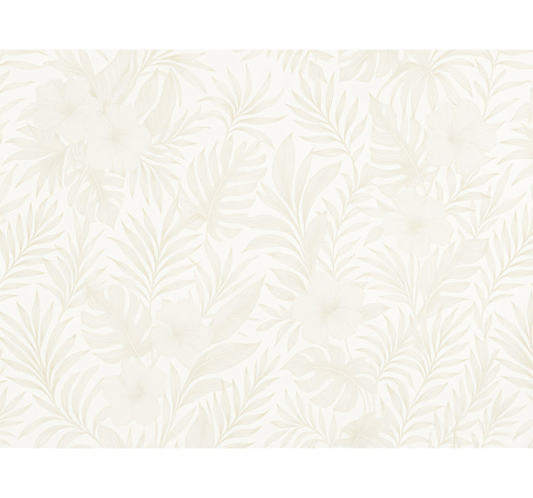 主卧墙纸中性热带风情 - TenStickers