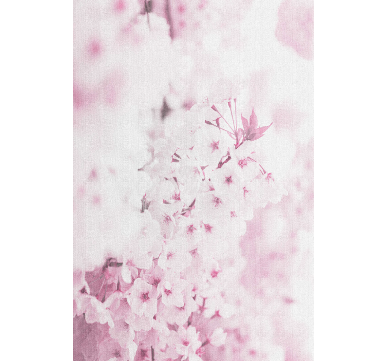 墙纸花卉轻粉色花卉背景 - TenStickers