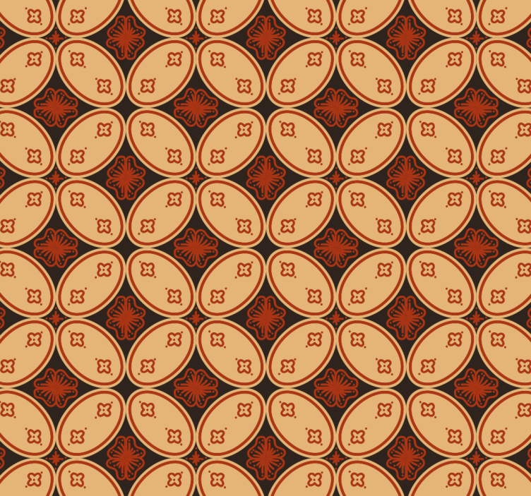 复古壁纸复古图案 - TenStickers