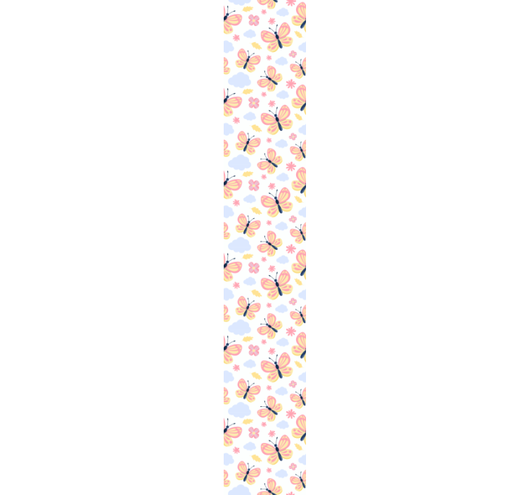 蝴蝶壁纸 蝴蝶云图案 - TenStickers