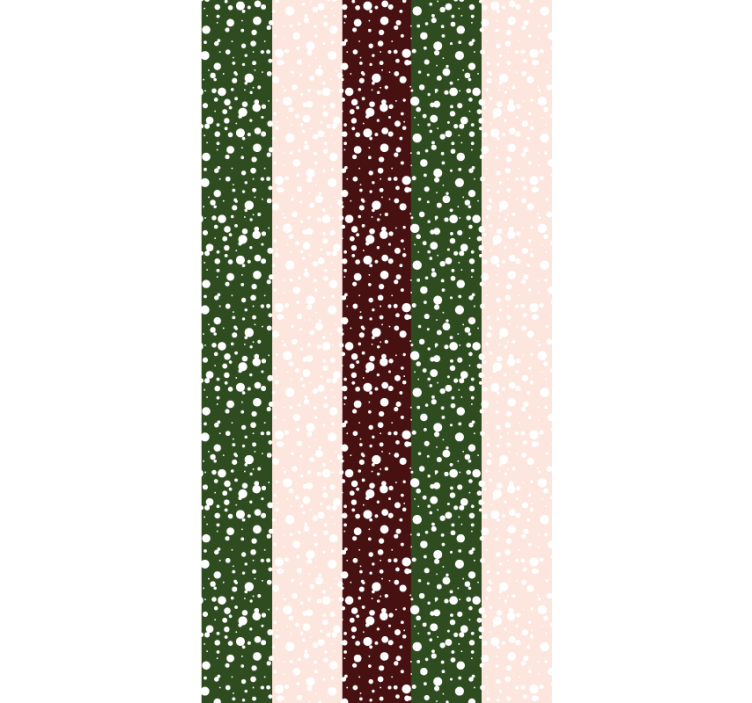 条纹墙纸 条纹波尔卡图案 - TenStickers