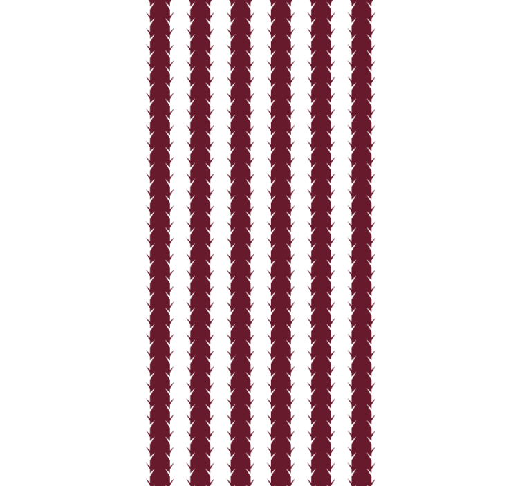 客厅装饰墙纸 几何叶子图案 - TenStickers