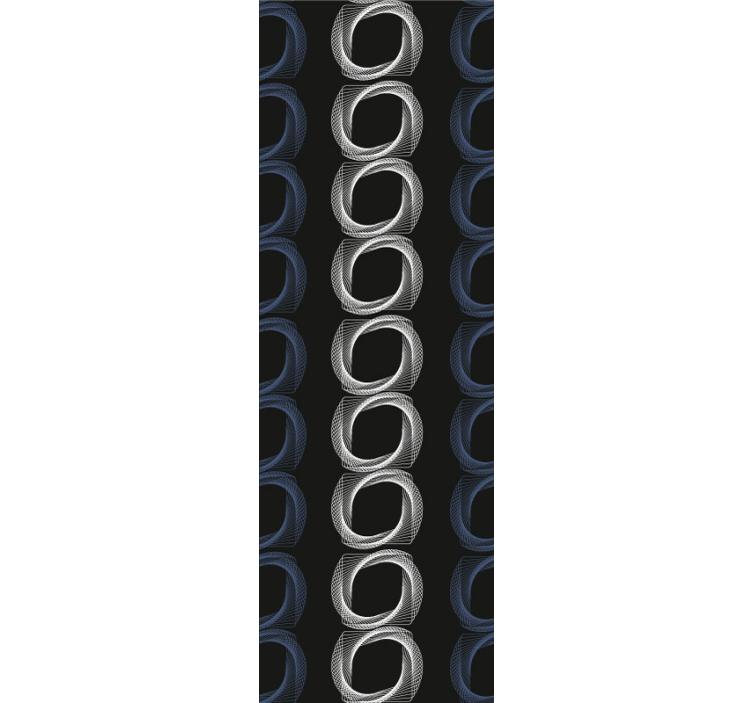 墙纸抽象 圆形图案 - TenStickers