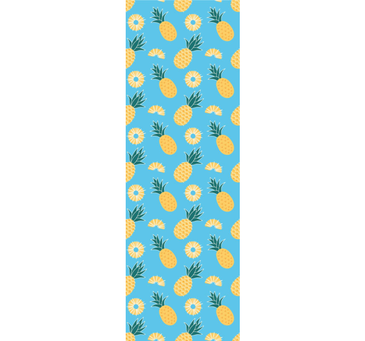 动物墙纸热带菠萝印花 - TenStickers