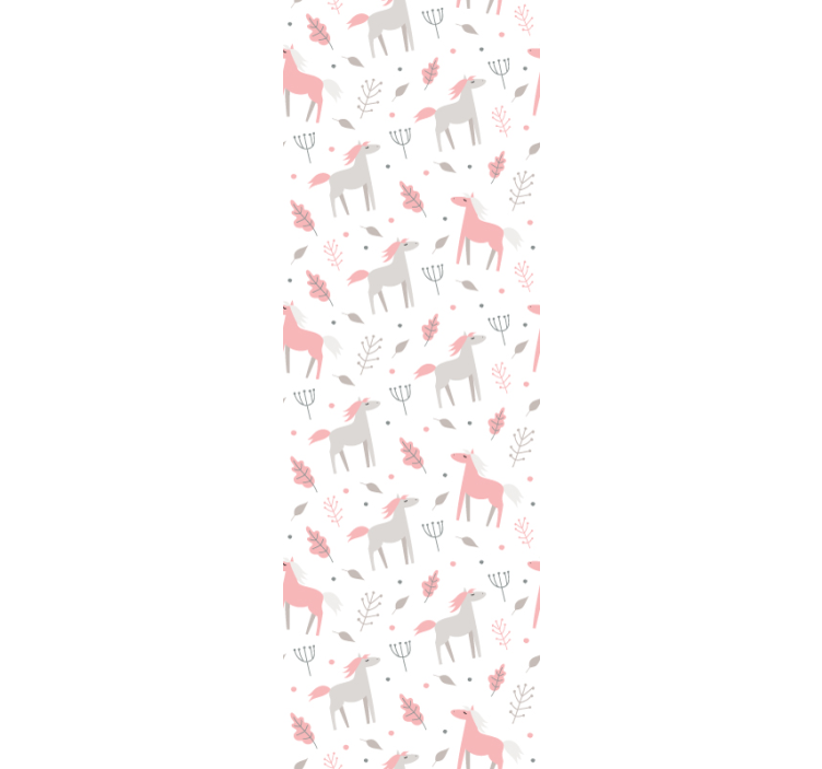 动物墙纸 粉彩动物图案 - TenStickers