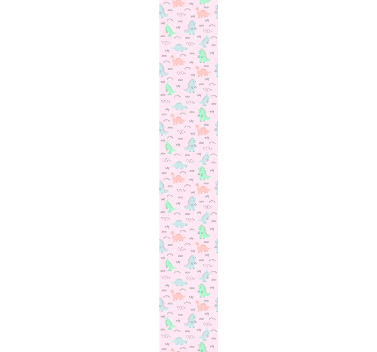 墙纸恐龙 俏皮的恐龙图案 - TenStickers