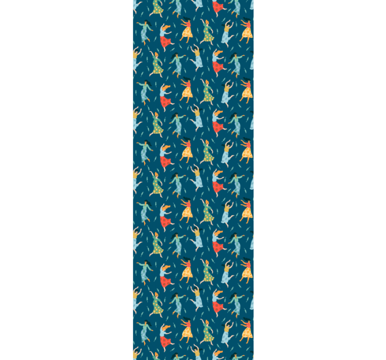 定制墙纸 跳舞的女人图案 - TenStickers