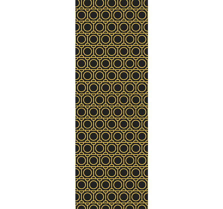 几何墙纸 几何戒指 - TenStickers