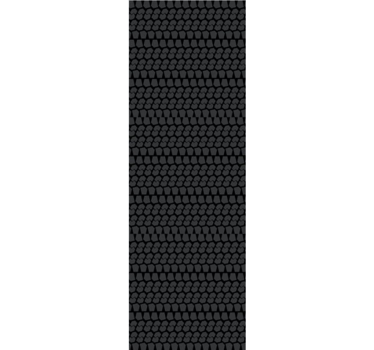 主卧墙纸 几何鳞片图案 - TenStickers