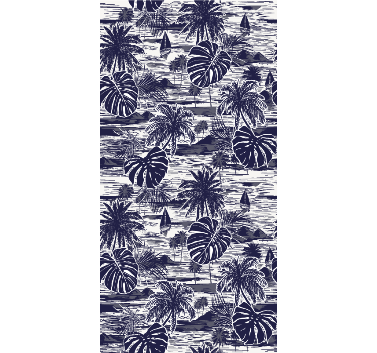 墙纸性能 热带海景 - TenStickers