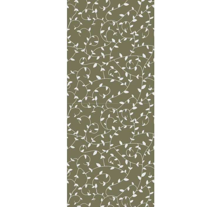 墙纸装饰 植物漩涡 - TenStickers