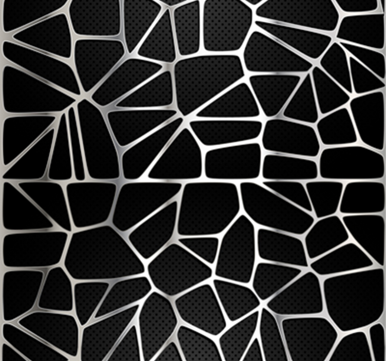 金属花纹抽象壁纸 - TenStickers