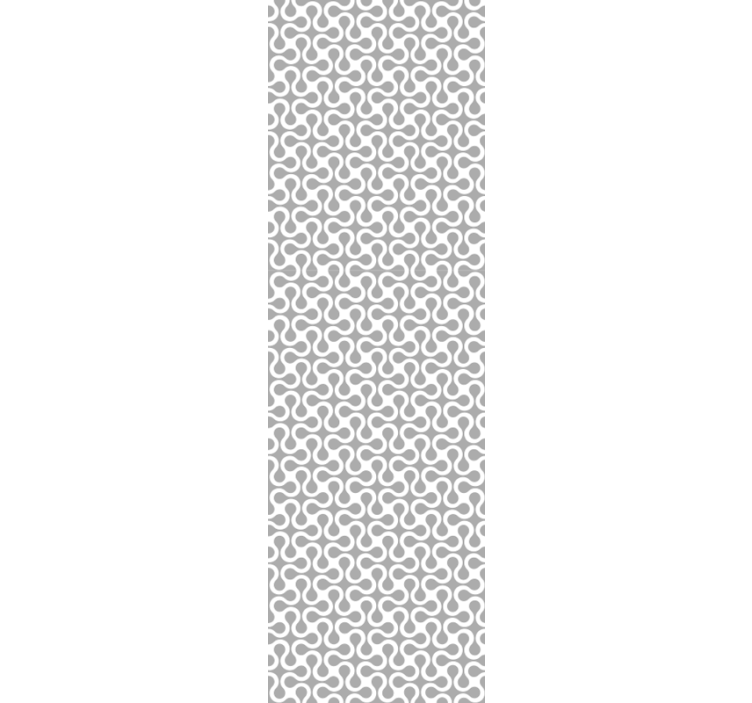 灰色墙纸 几何波长 - TenStickers