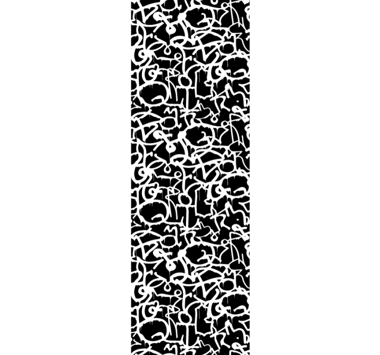 墙纸刻字 字母混乱 - TenStickers