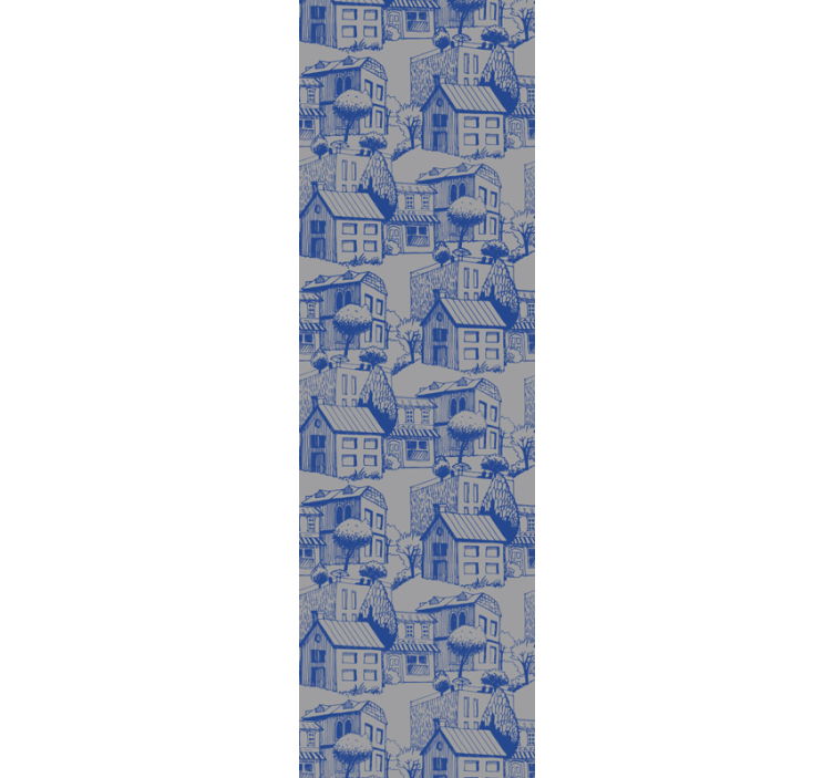 城市墙纸 城市素描插图 - TenStickers