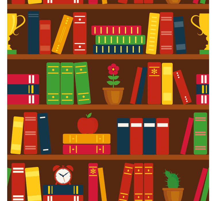 墙纸办公室 图书馆主题 - TenStickers