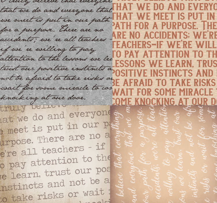 玛拉·吉布斯-我真正相信字母壁纸 - TenStickers