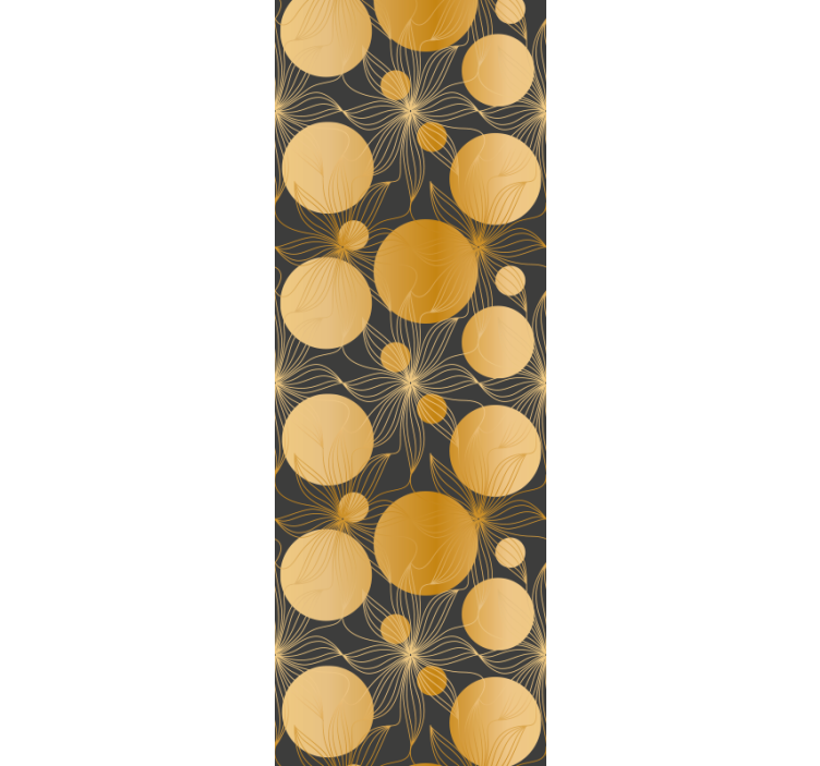 几何墙纸 圆形图案组合 - TenStickers