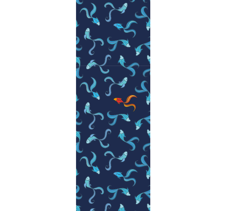 墙纸鱼 水生动物形态 - TenStickers