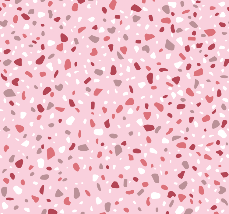 粉红色的水磨石色调石头壁纸 - TenStickers