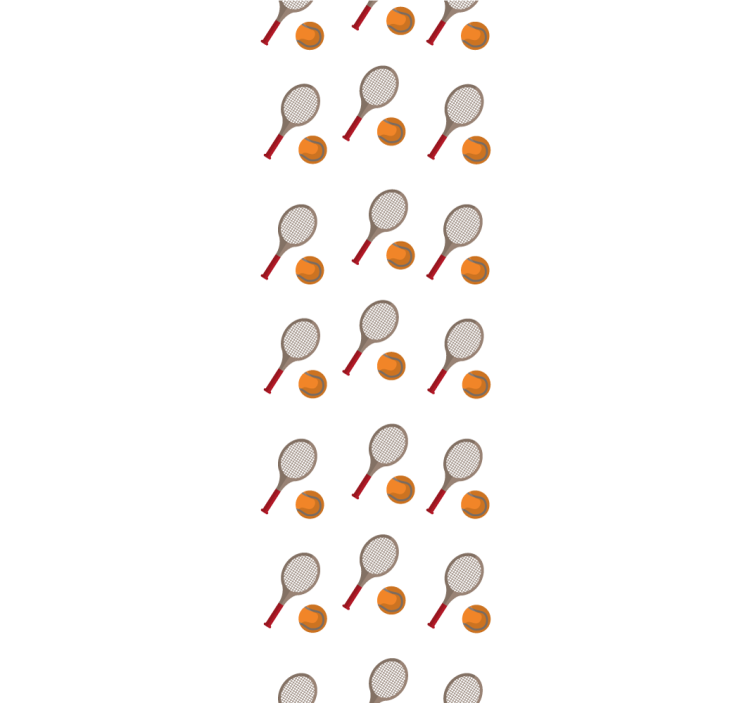 定制墙纸 网球启发 - TenStickers