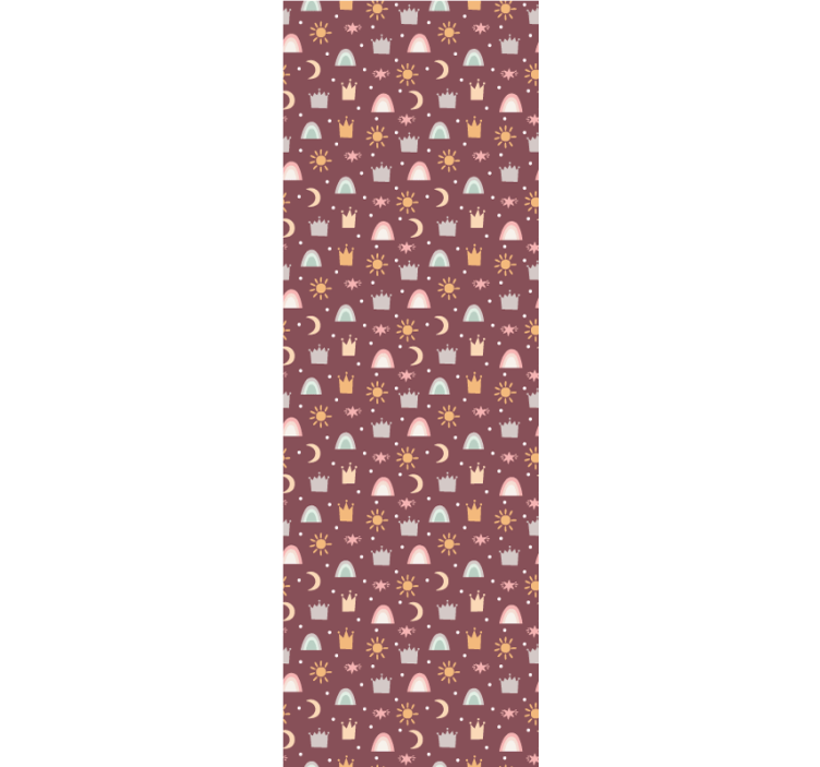 北欧风格墙纸 天体图案 - TenStickers