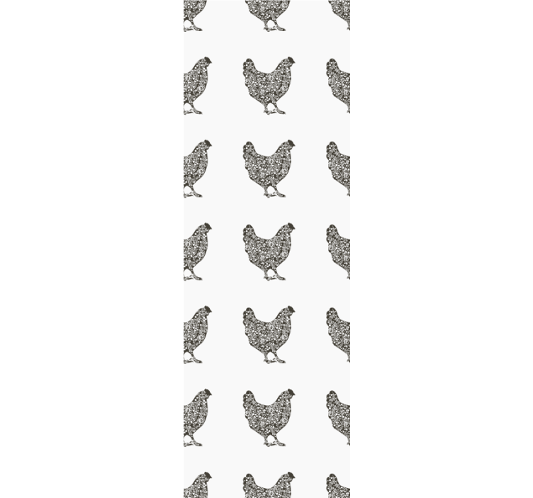 动物墙纸 家禽图案 - TenStickers