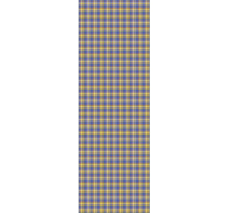 方形墙纸 几何格子图案 - TenStickers