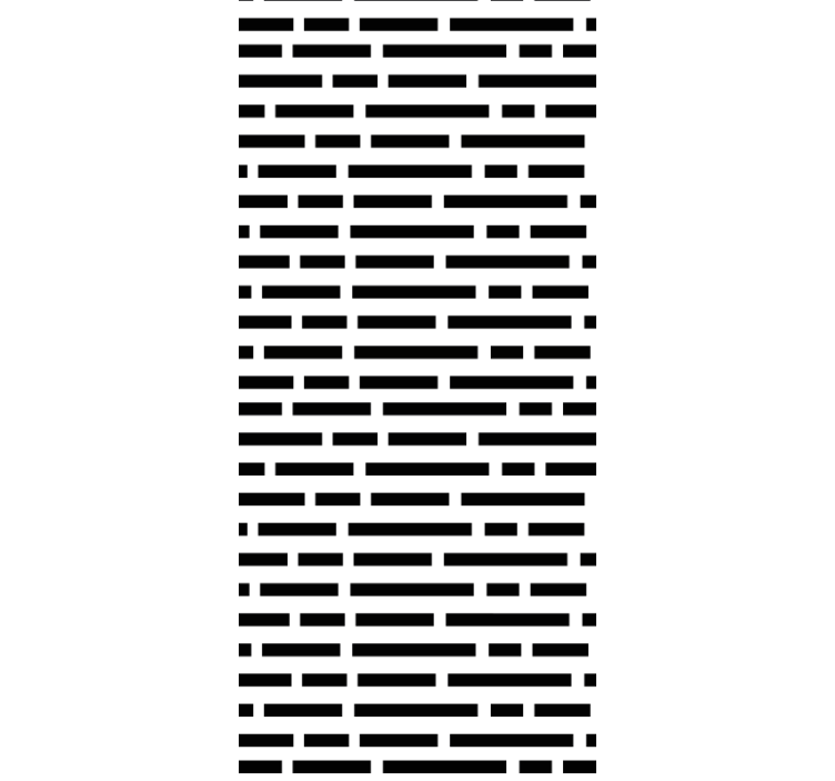 墙纸横条纹 水平网格 - TenStickers