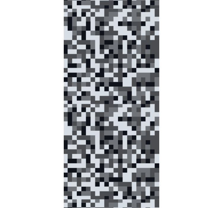 墙纸抽象 几何像素化 - TenStickers