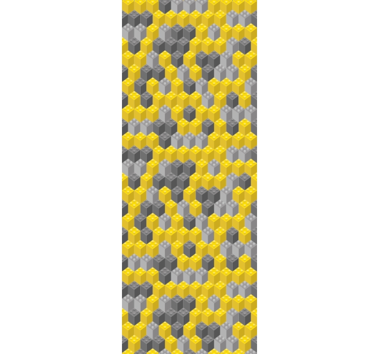 几何墙纸 几何蜂巢 - TenStickers