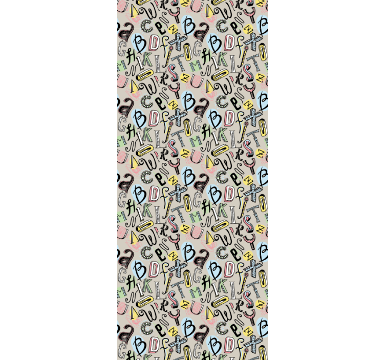 墙纸刻字 字母乐趣 - TenStickers