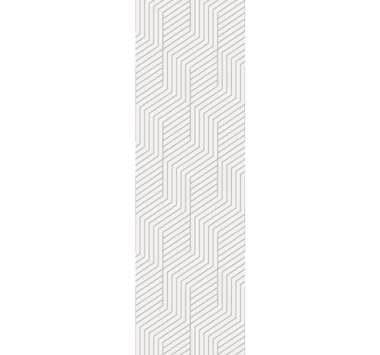 几何墙纸 线性迷宫图案 - TenStickers