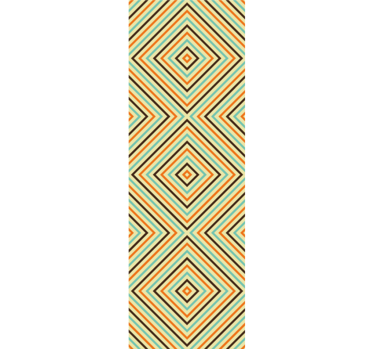 几何墙纸 几何菱形 - TenStickers