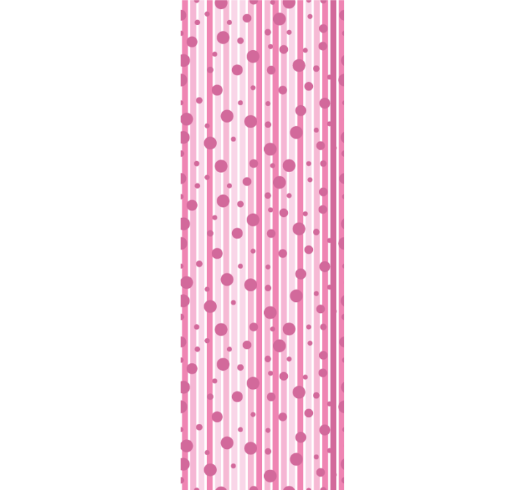 墙纸圆点 条纹圆点图案 - TenStickers
