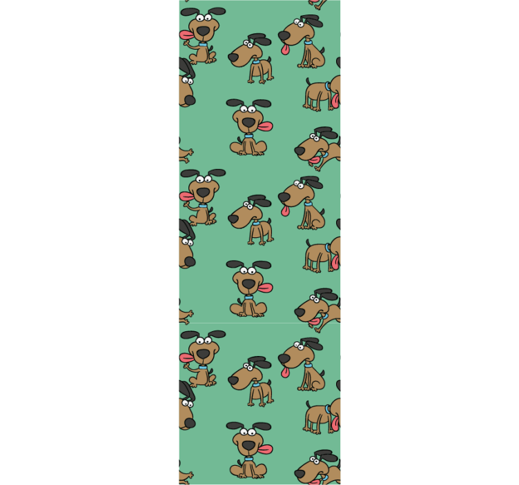 墙纸狗 狗 卡通 乐趣 - TenStickers