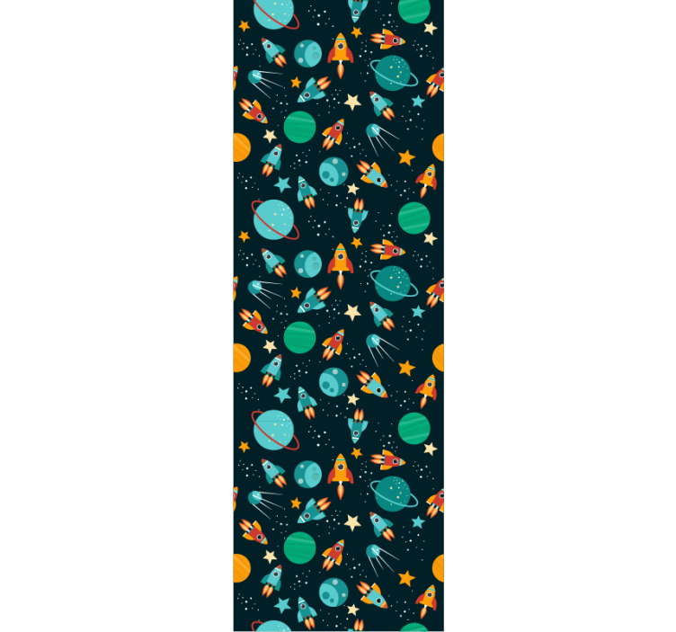 星星墙纸 太空探索场景 - TenStickers