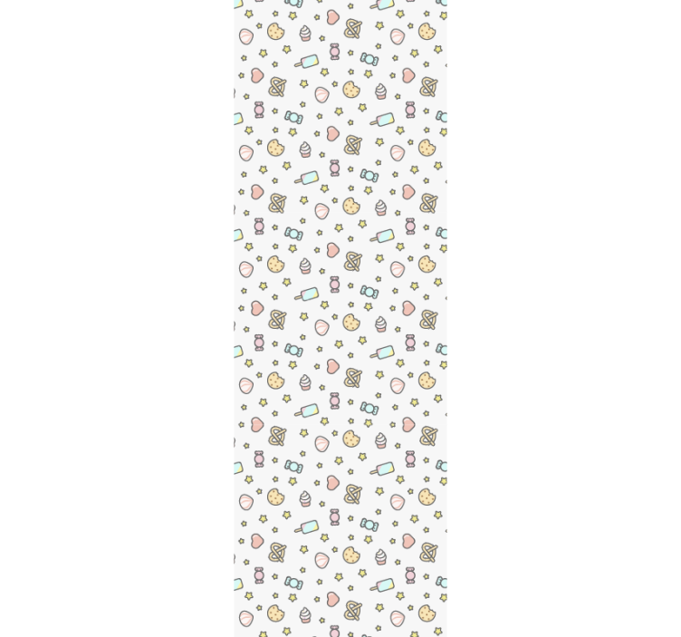 儿童壁纸 糖果图案 - TenStickers