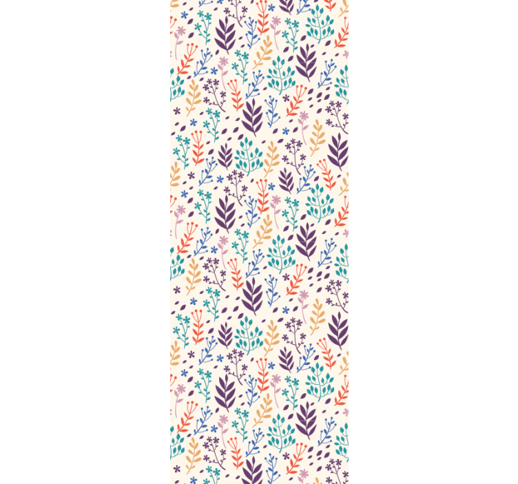 墙纸树叶 秋天的树叶图案 - TenStickers