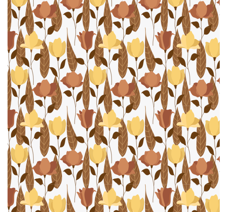 不同种类的花花壁纸 - TenStickers