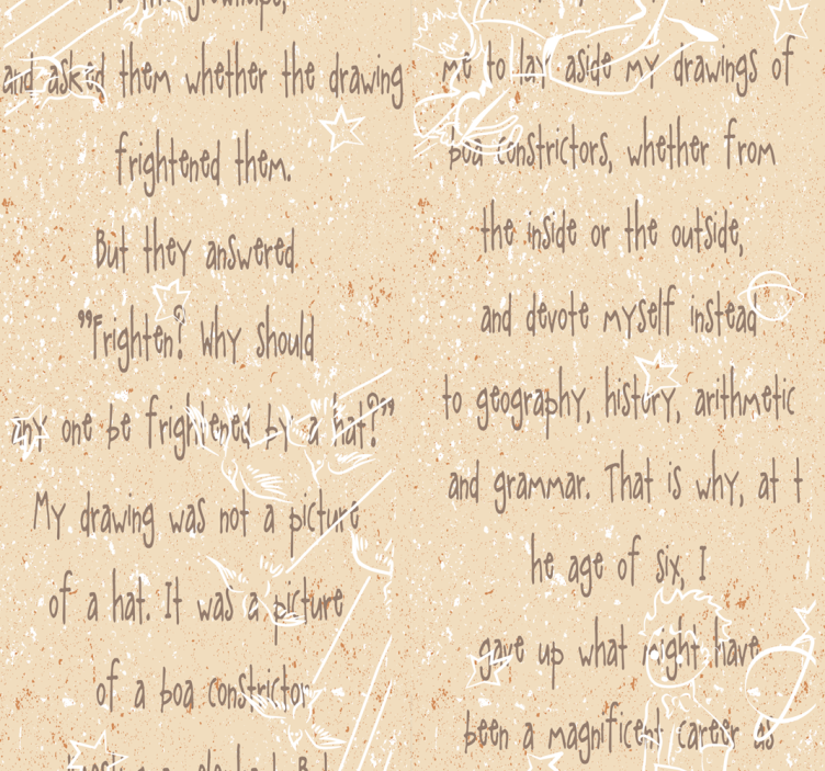 小王子-精神之旅壁纸 - TenStickers