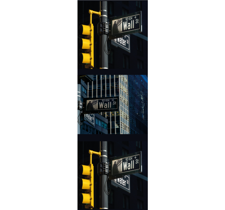 城市墙纸 城市交叉口 - TenStickers